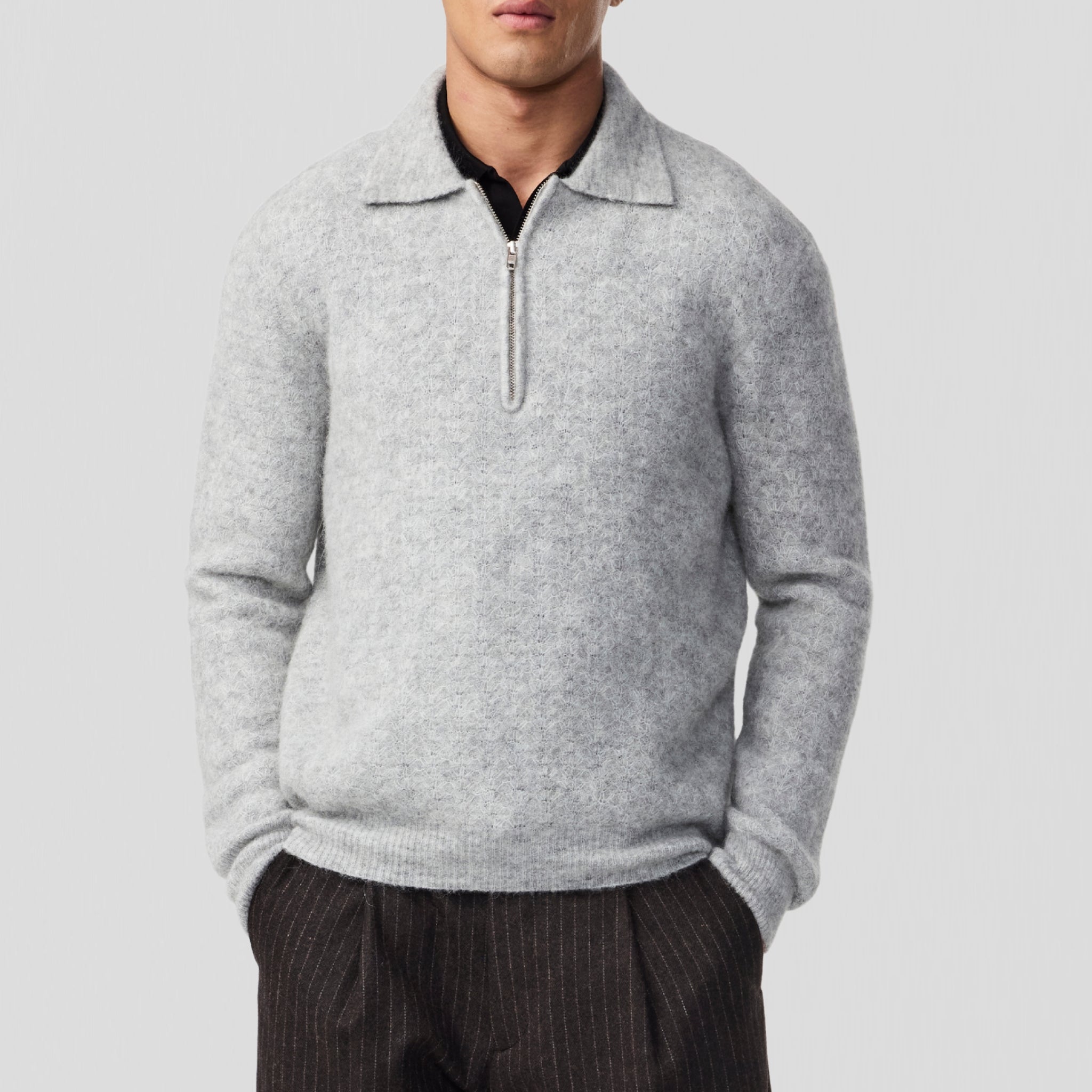 NN07 Alfie Zip 6651 Polo Sable Grey