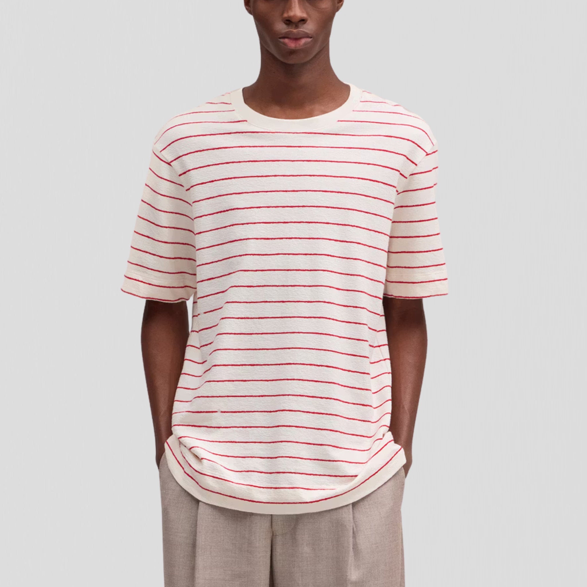 NN07 Pedro SS 30034 T-Shirt Chili Glow