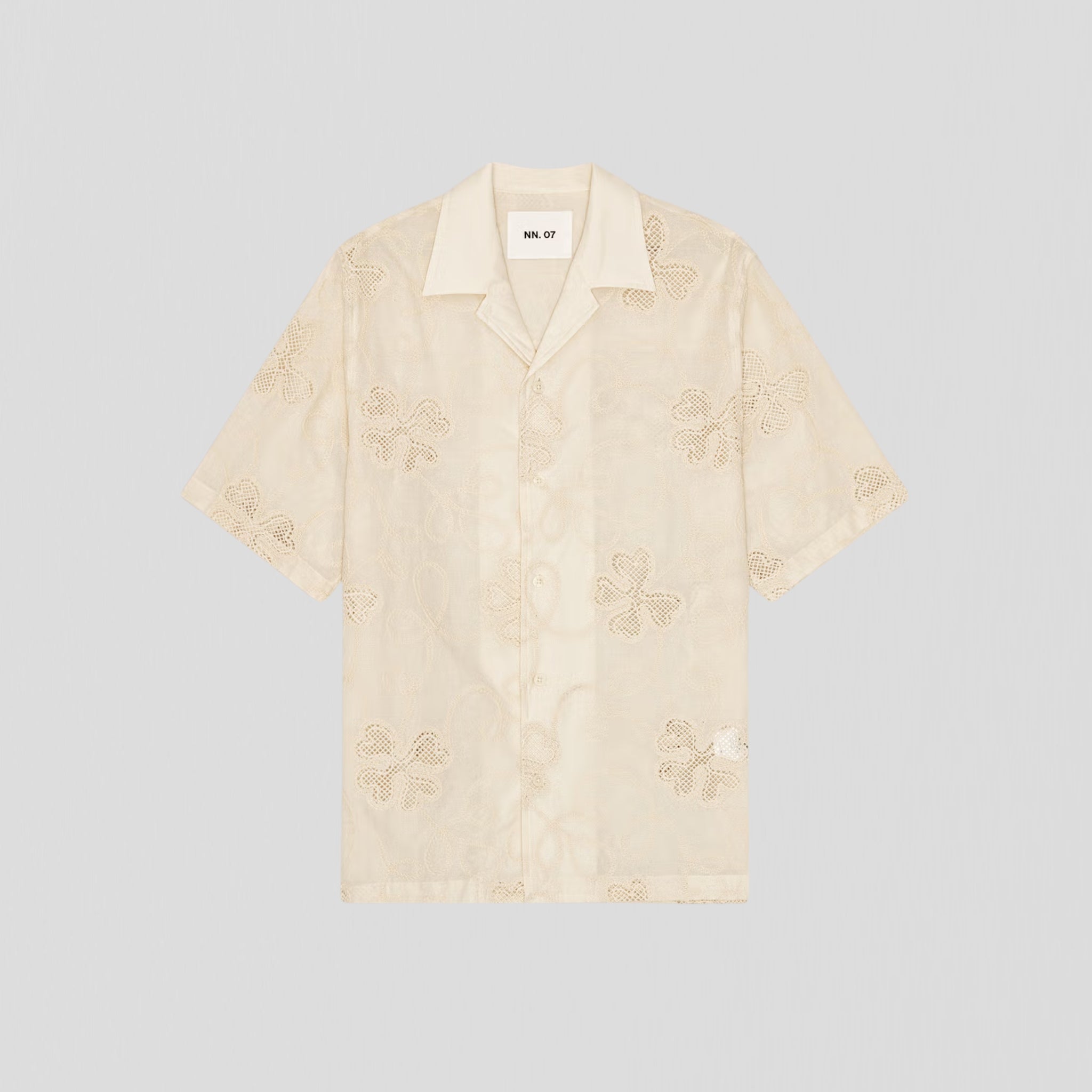 NN07 Ben SS 50049 Shirt Ivory