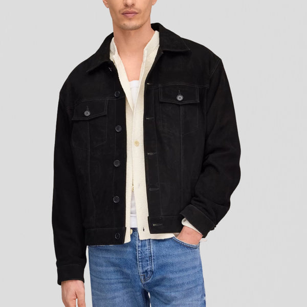 NN07 Roy 90031 Leather Jacket Black