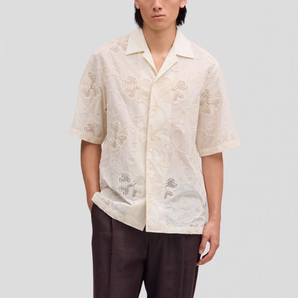 NN07 Ben SS 50049 Shirt Ivory
