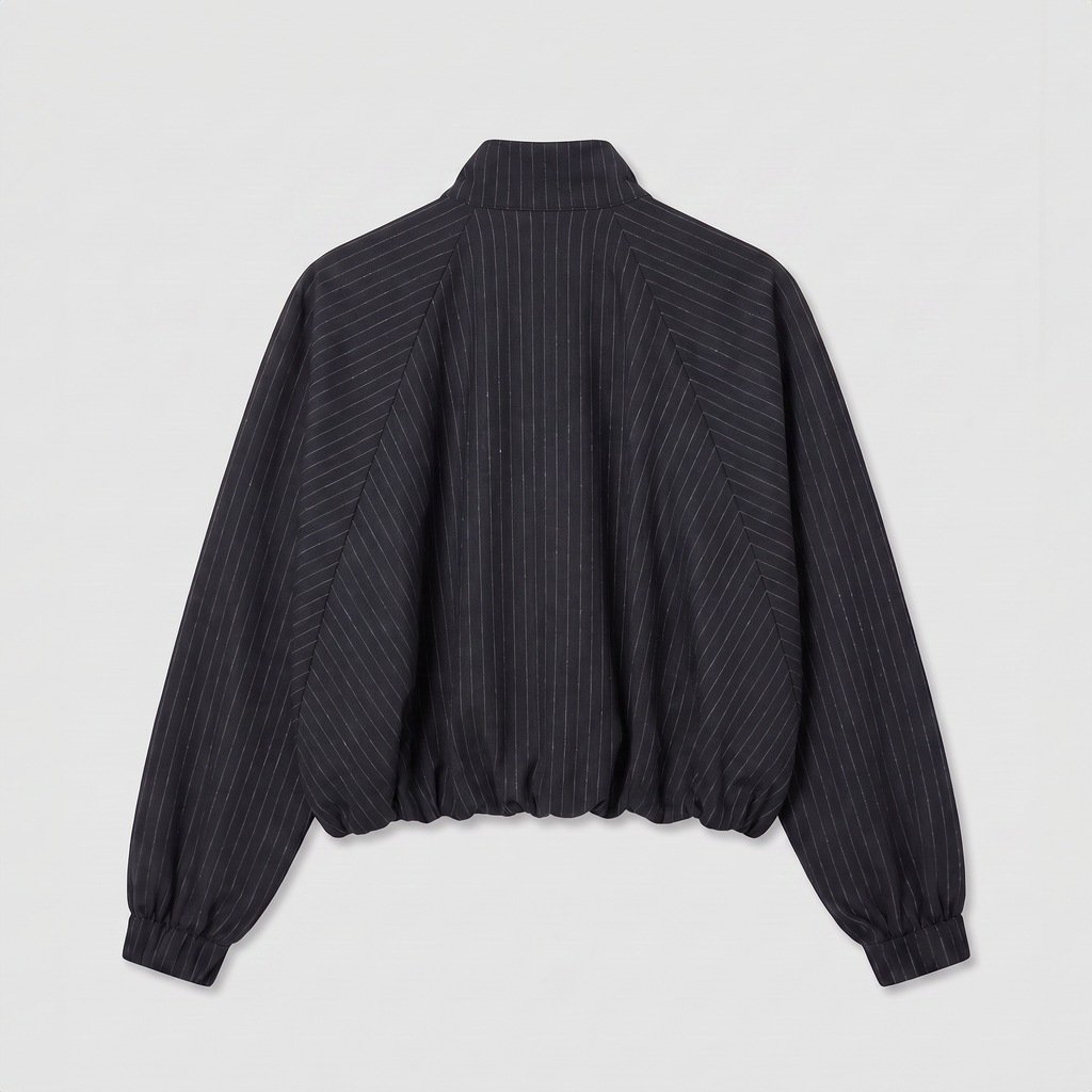8PM Heather-A Bomber Jacket Black