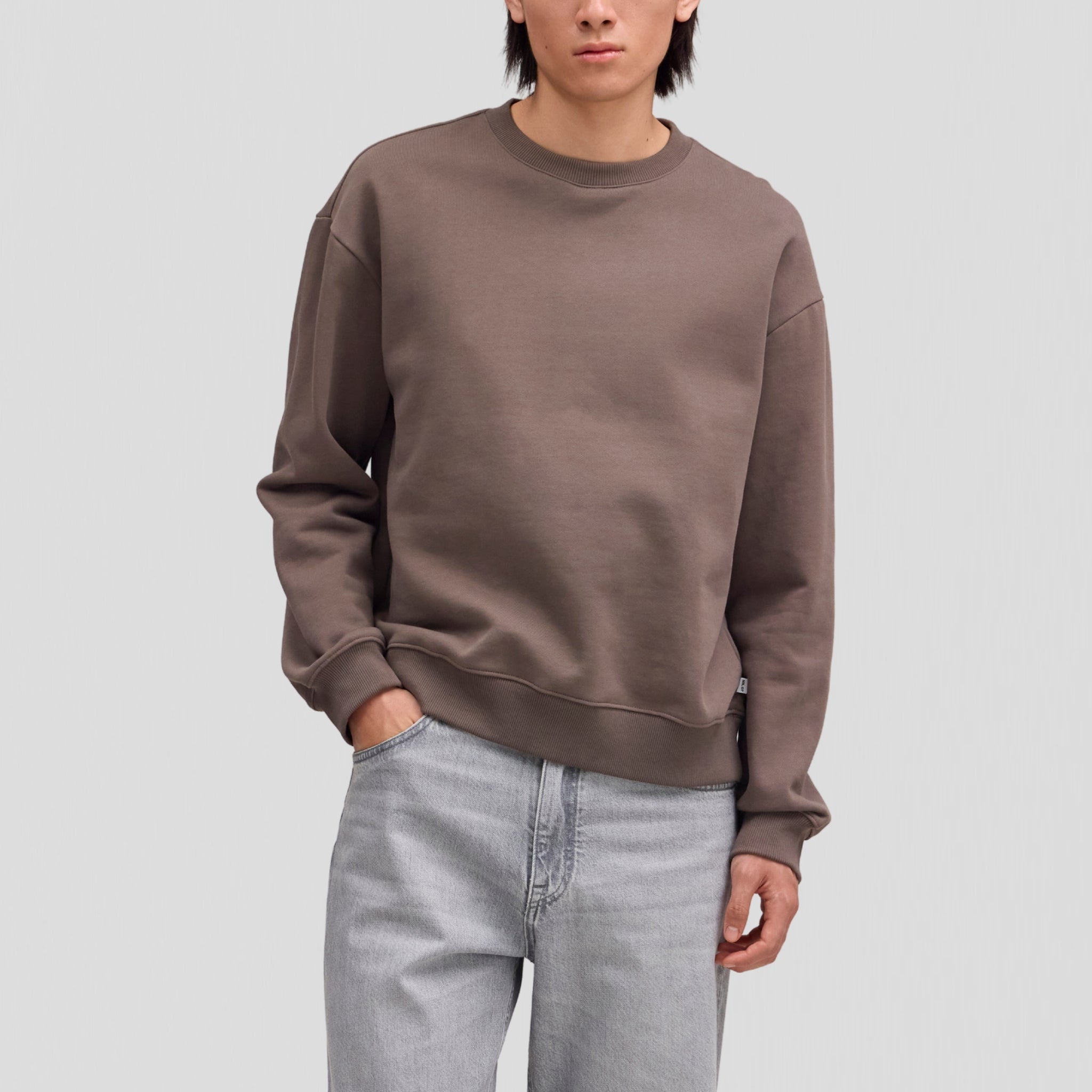 NN07 David Crew 3014 Sweatshirt Mable Husk
