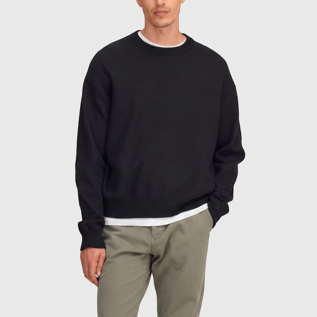 NN07 Jasper LS Crew 60062 Sweater Black