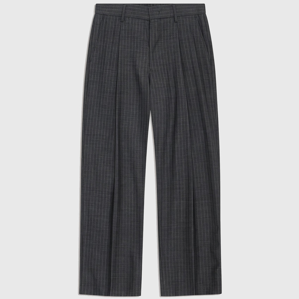 NN07 Kay 10037 Pants Dark Grey Stripe