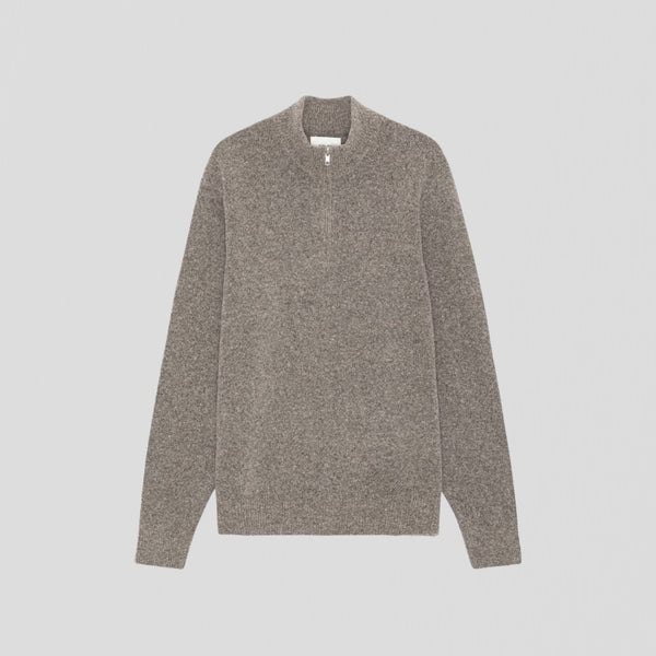 NN07 John Half Zip 6683 Sweater Mable Husk