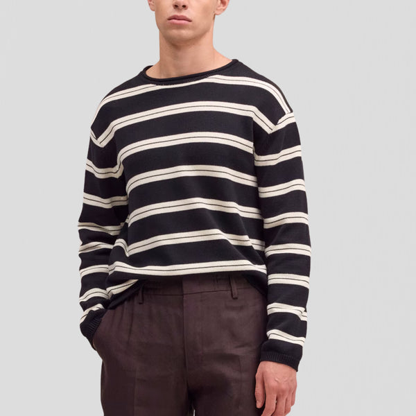 NN07 Sailor Crew 60019 Shirt Black