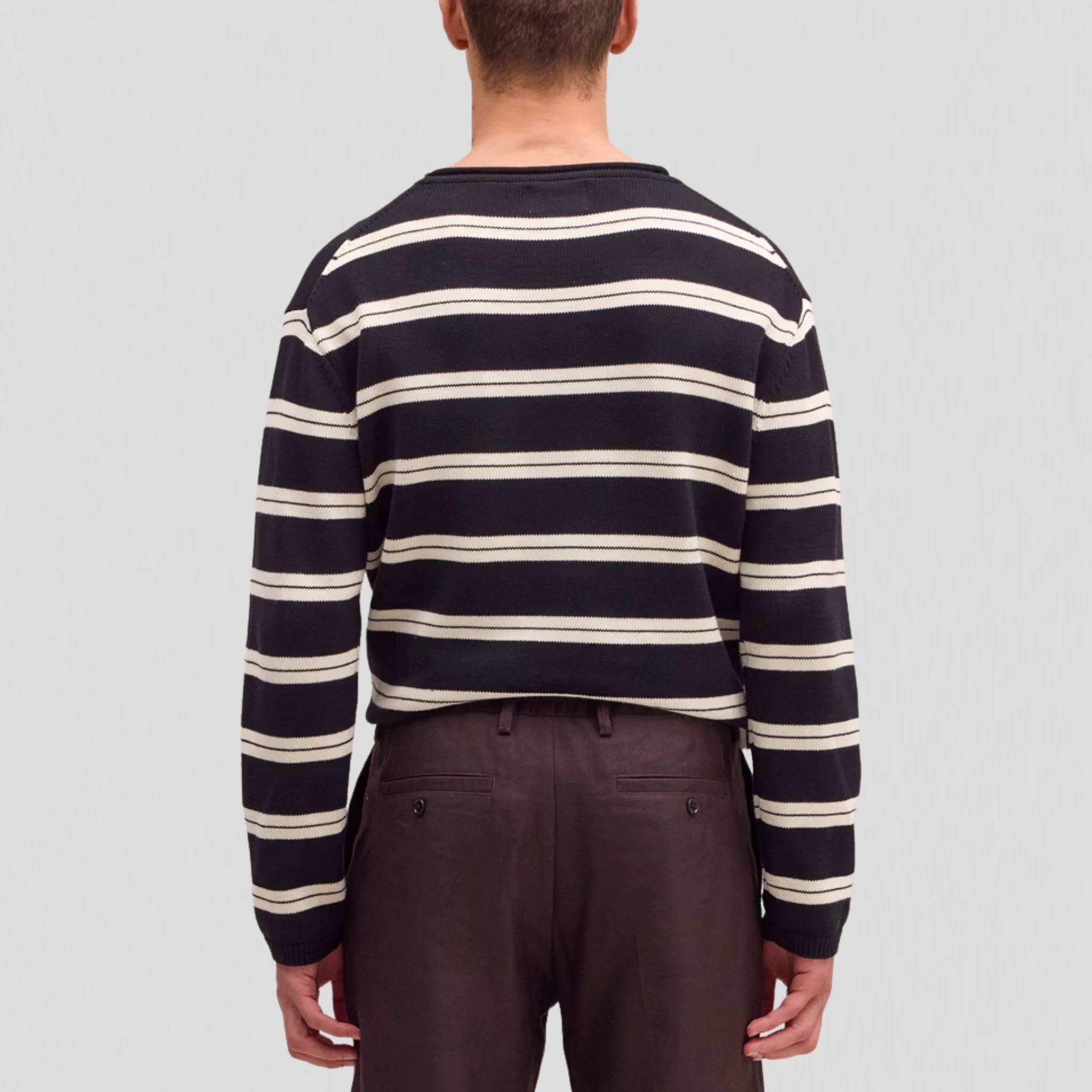 NN07 Sailor Crew 60019 Shirt Black