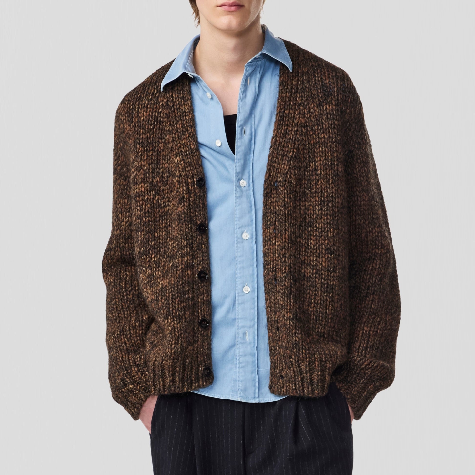 NN07 Osky 60008 Cardigan Demitasse