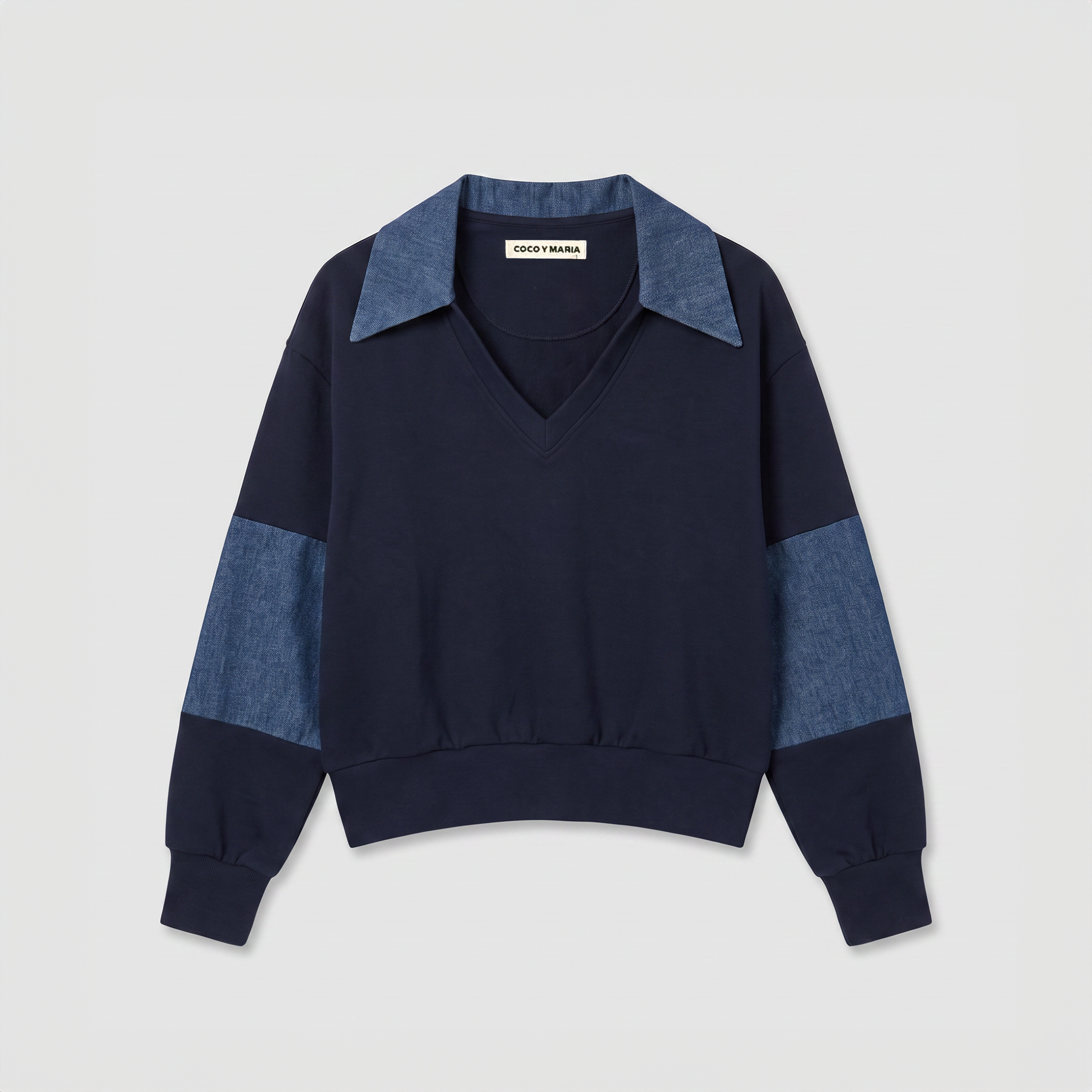 Coco y Maria Loma Polo Navy Denim
