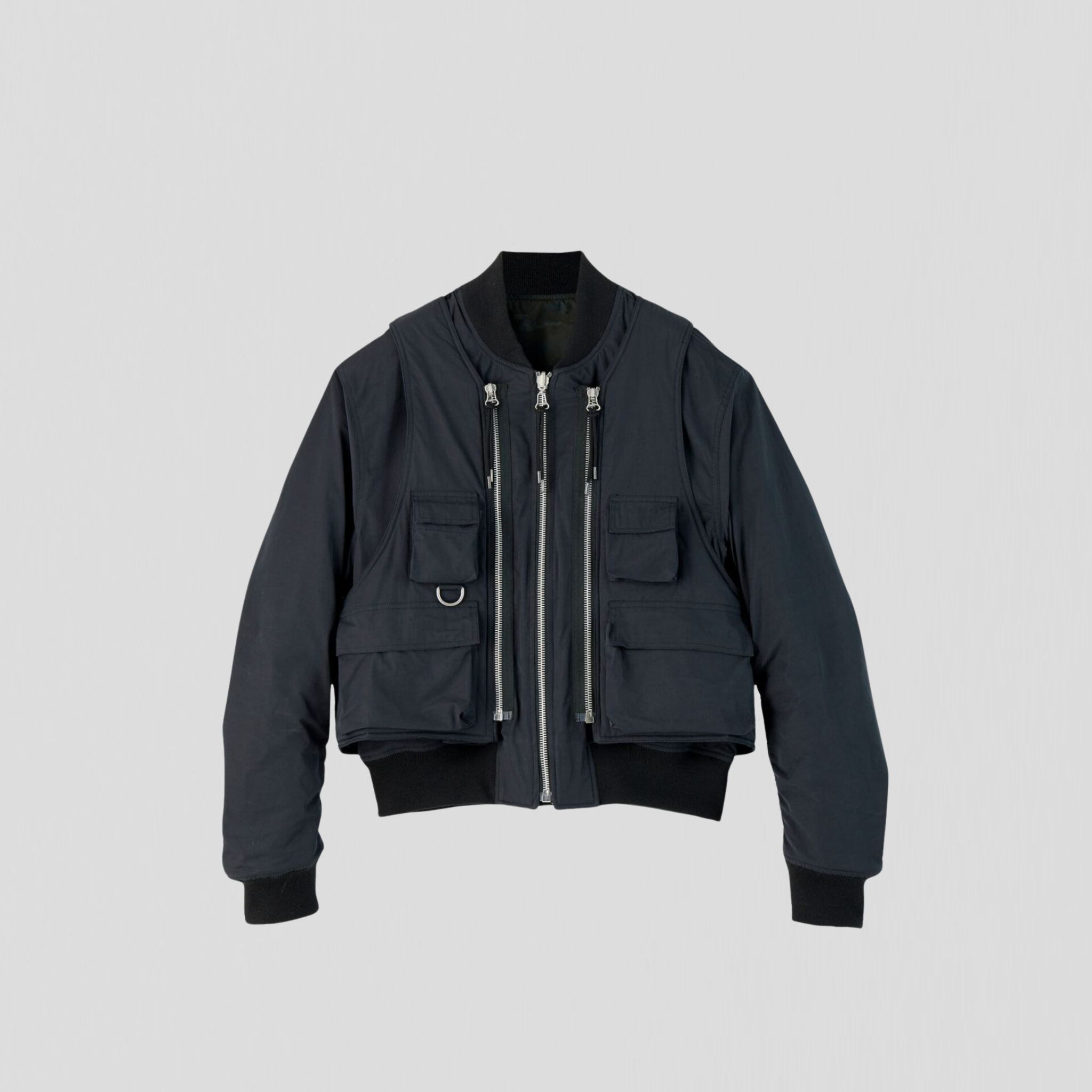 AAF CM1-5 Modular Flight Jacket Black