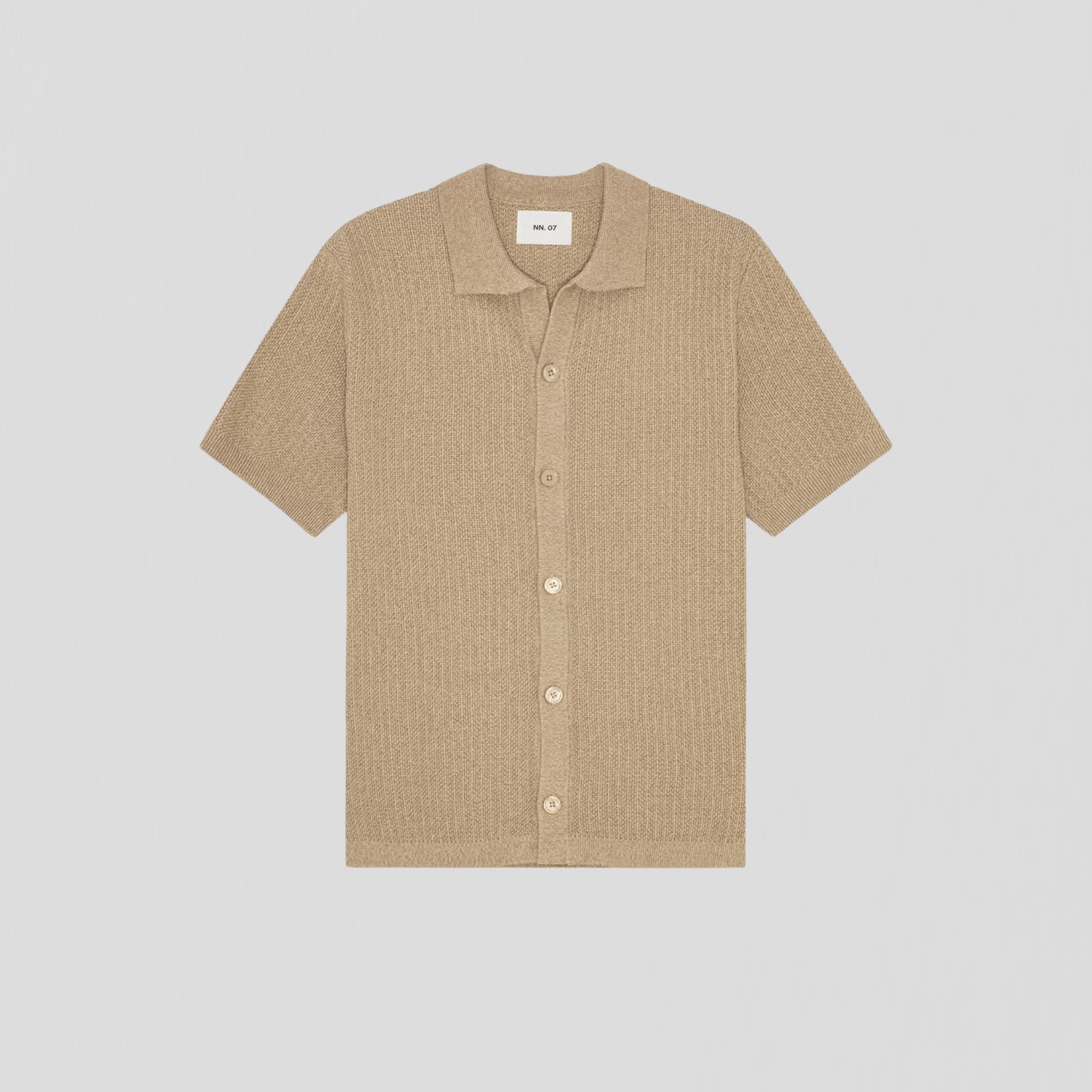 NN07 Ares Knit 60019 Polo Desert Khaki