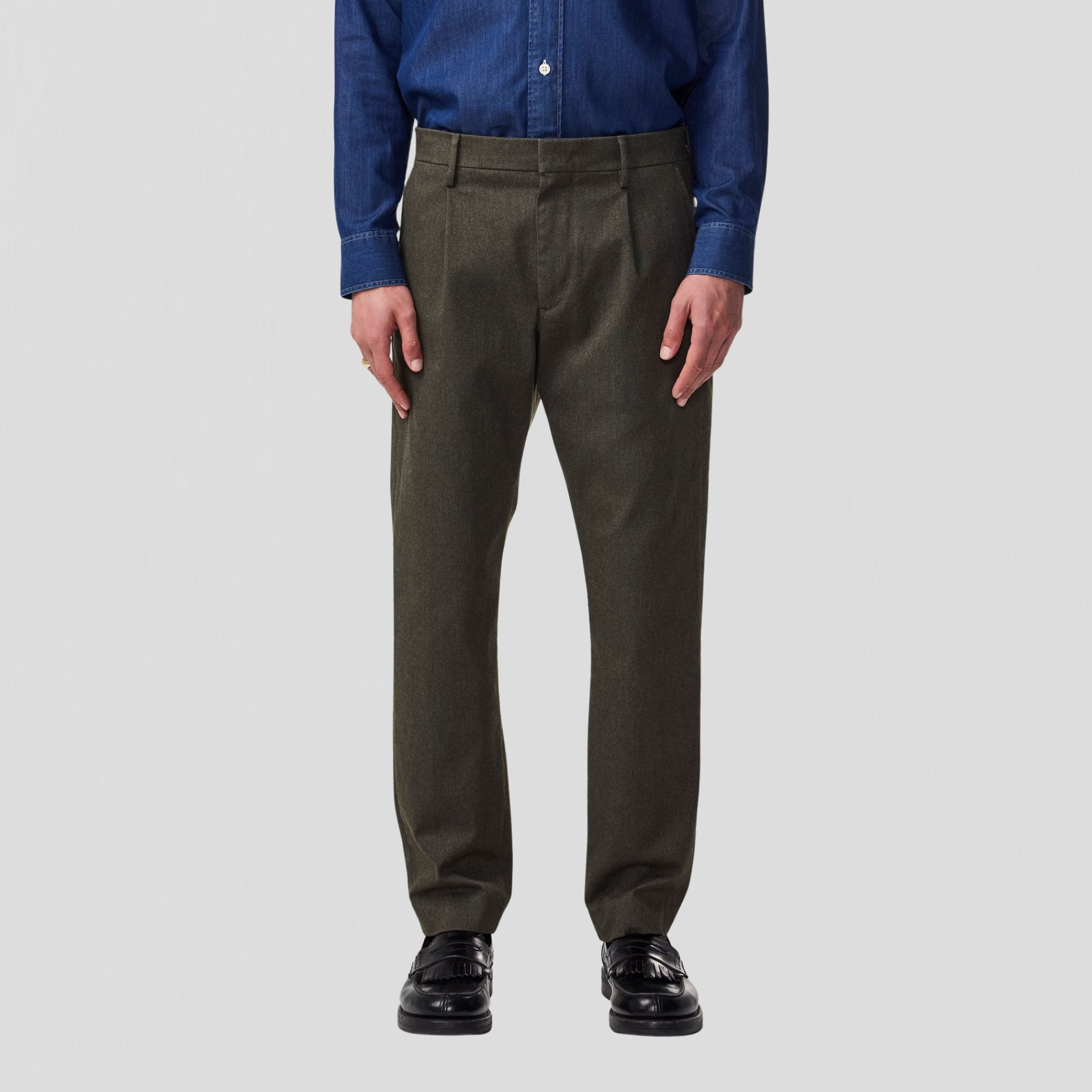 NN07 Bill 1067 Trousers Dark Army