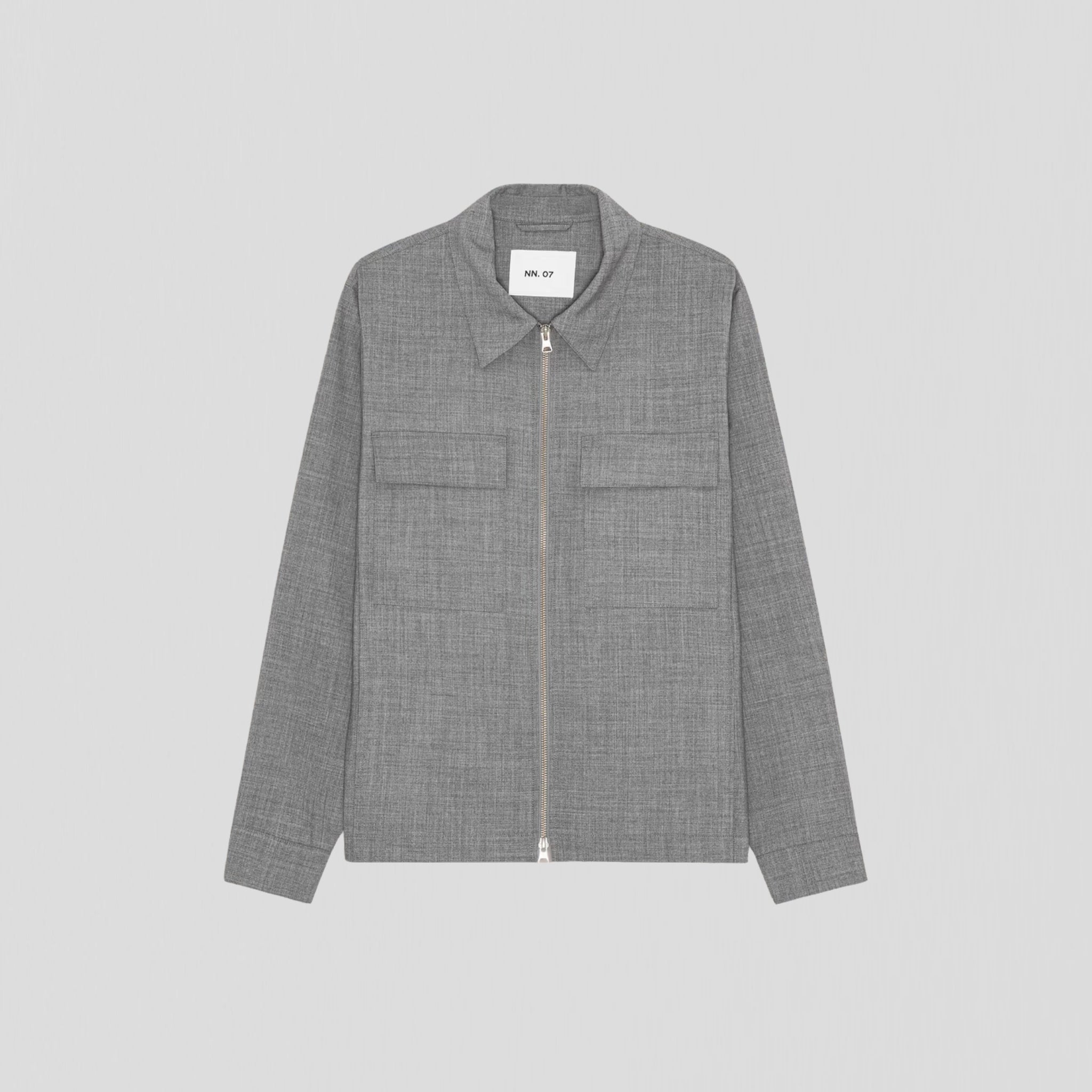 NN07 Alban 10037 Jacket Grey Melange