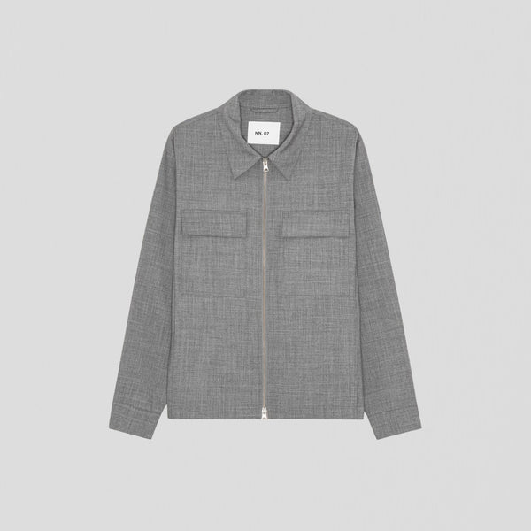 NN07 Alban 10037 Jacket Grey Melange