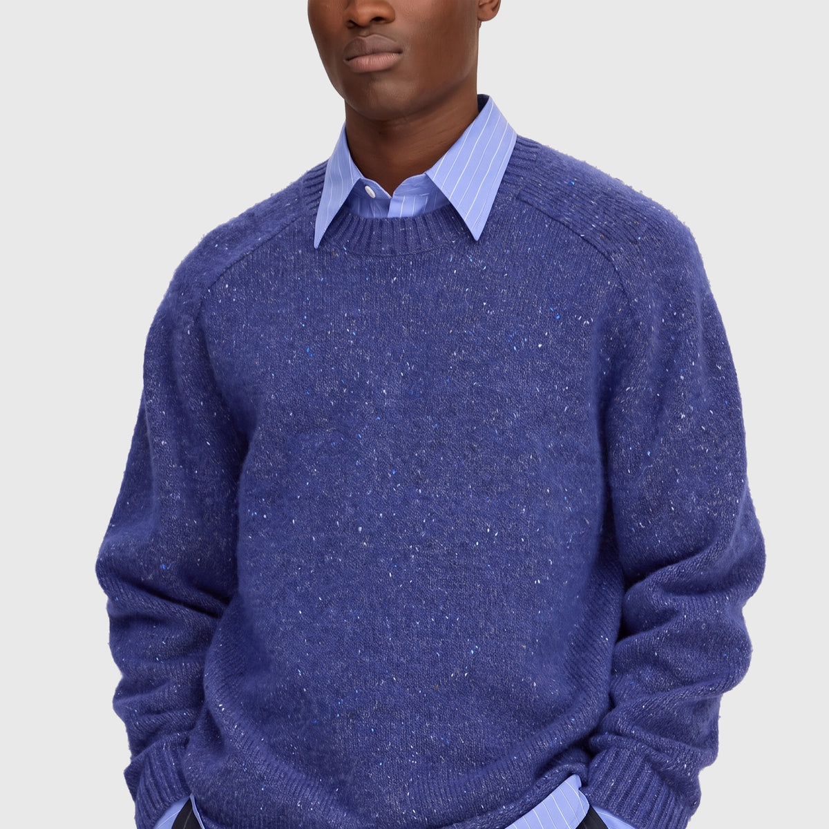 NN07 Jim Crew Neck 60074 Sweater Blue Ignition