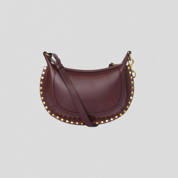 Isabel Marant Oskan Moon Bag Burgundy