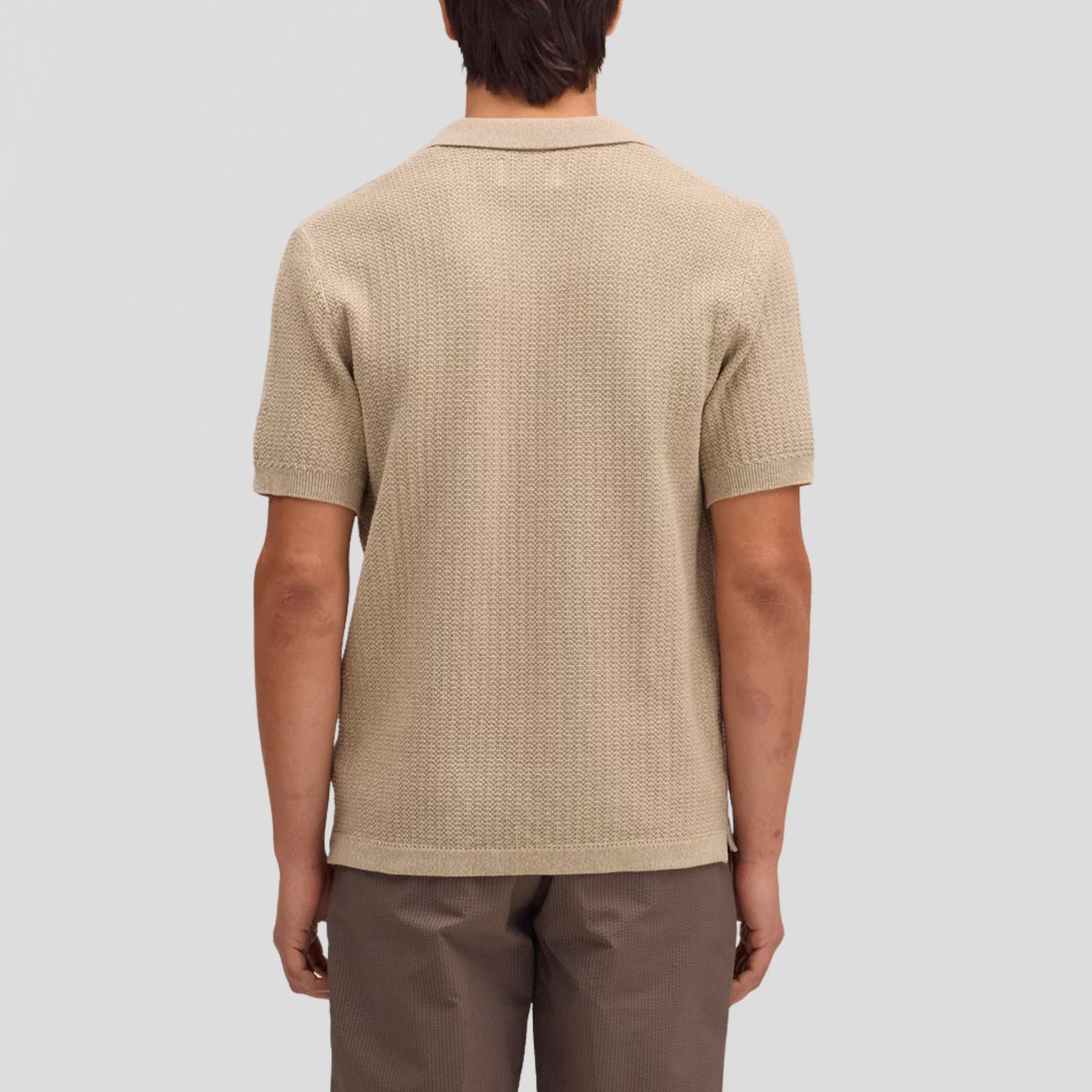 NN07 Ares Knit 60019 Polo Desert Khaki