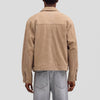 NN07 Petrus Suede 80030 Jacket Khaki Stone