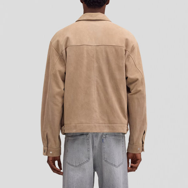 NN07 Petrus Suede 80030 Jacket Khaki Stone