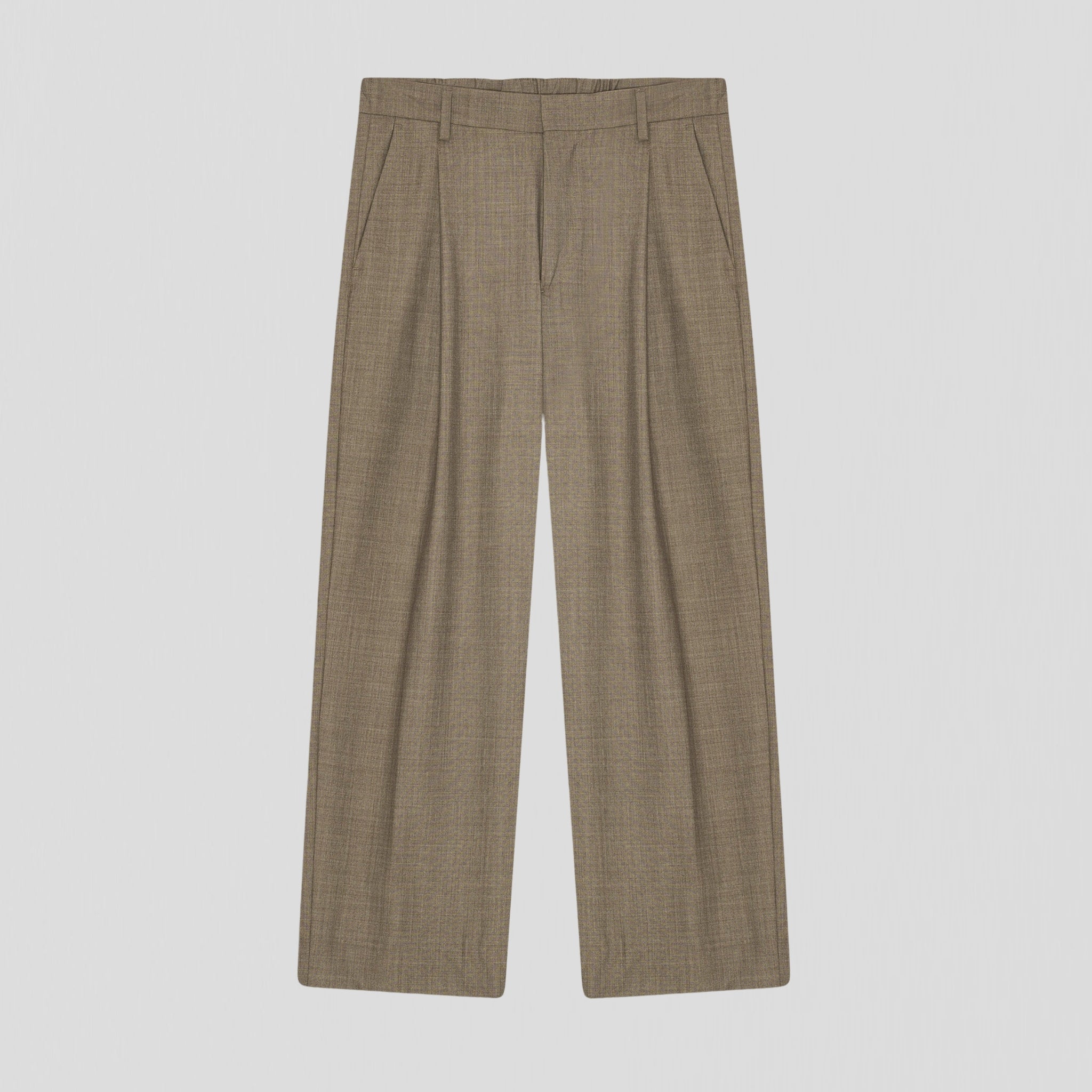 NN07 Kay 1088 Trousers Khaki Melange