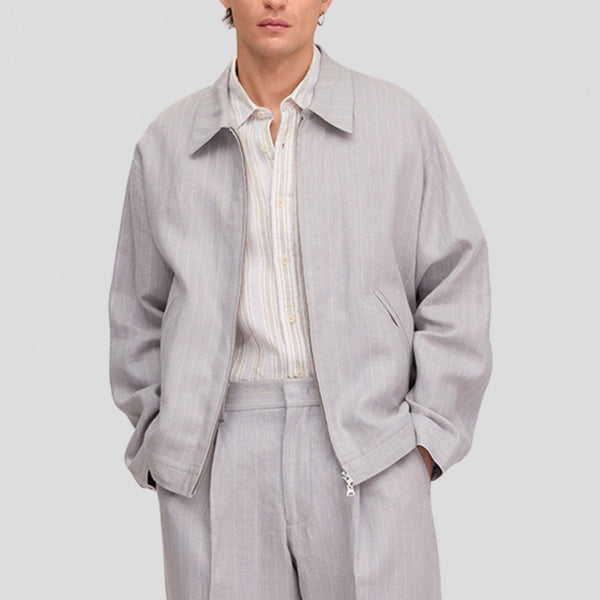 NN07 Petrus 1455 Jacket Grey