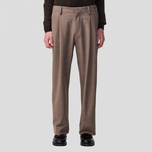 NN07 Kay 1088 Trousers Khaki Melange