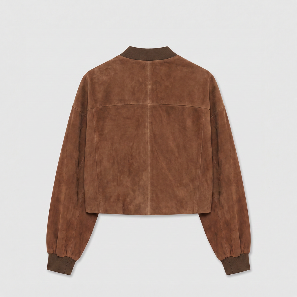 Enes Viktorya Jacket Suede Tobacco