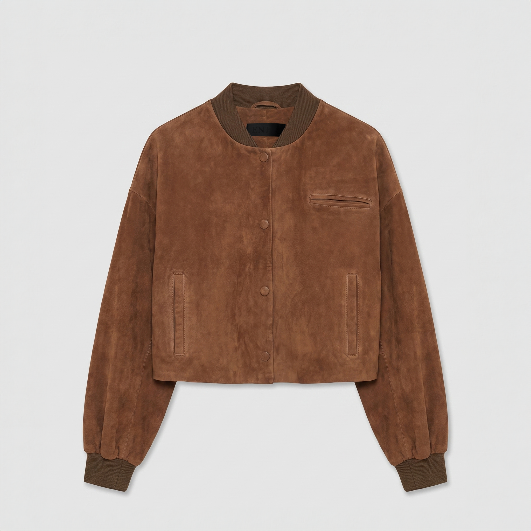 Enes Viktorya Jacket Suede Tobacco