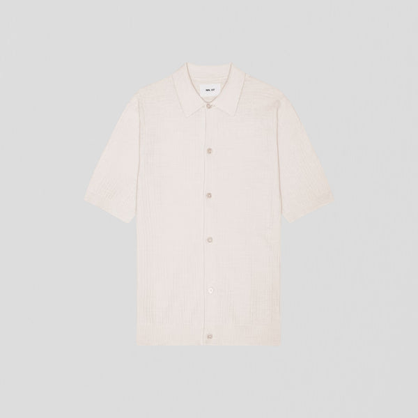 NN07 Nolan Polo 6695 Cardigan Ivory