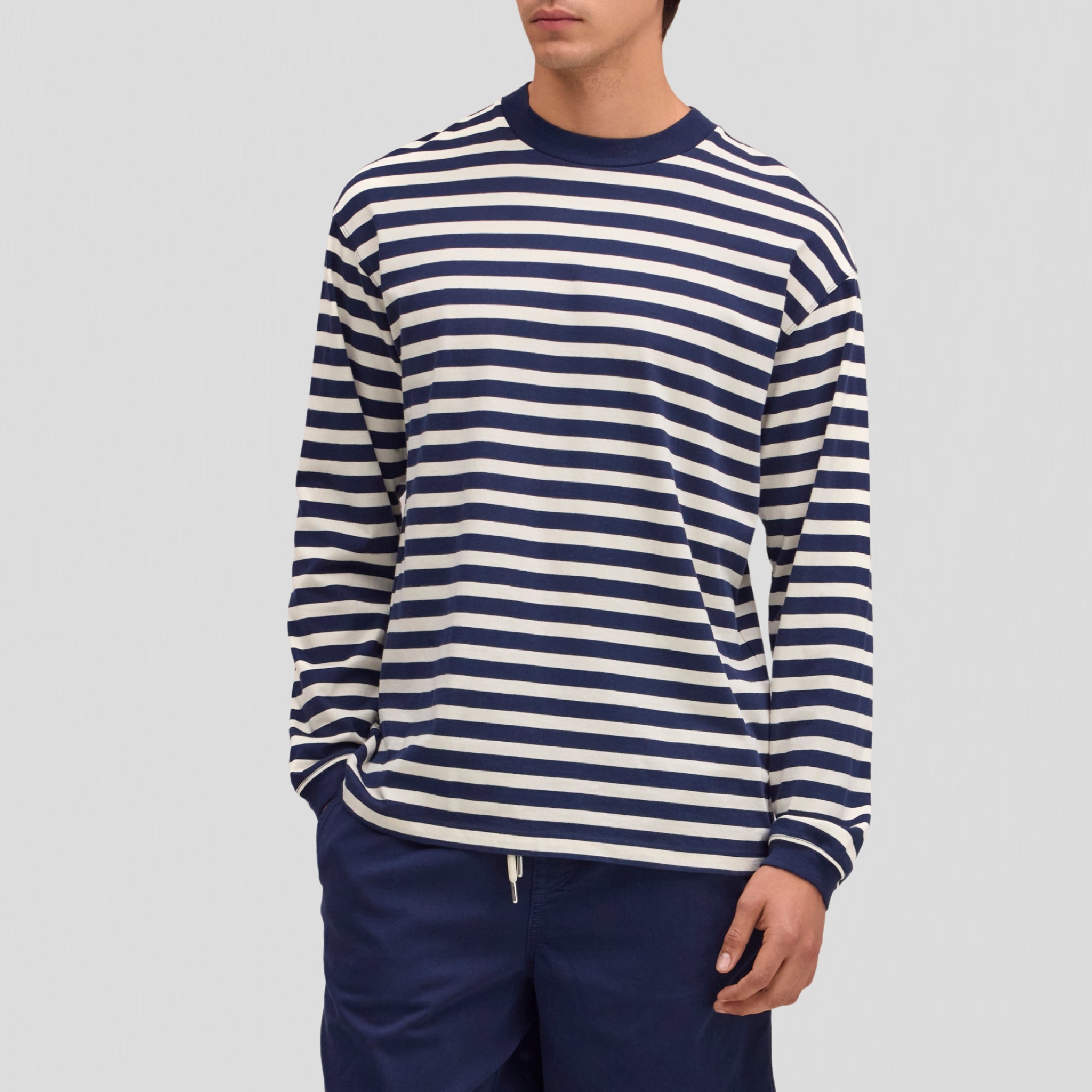 NN07 Lionel LS 30040 T-Shirt Navy Stripe