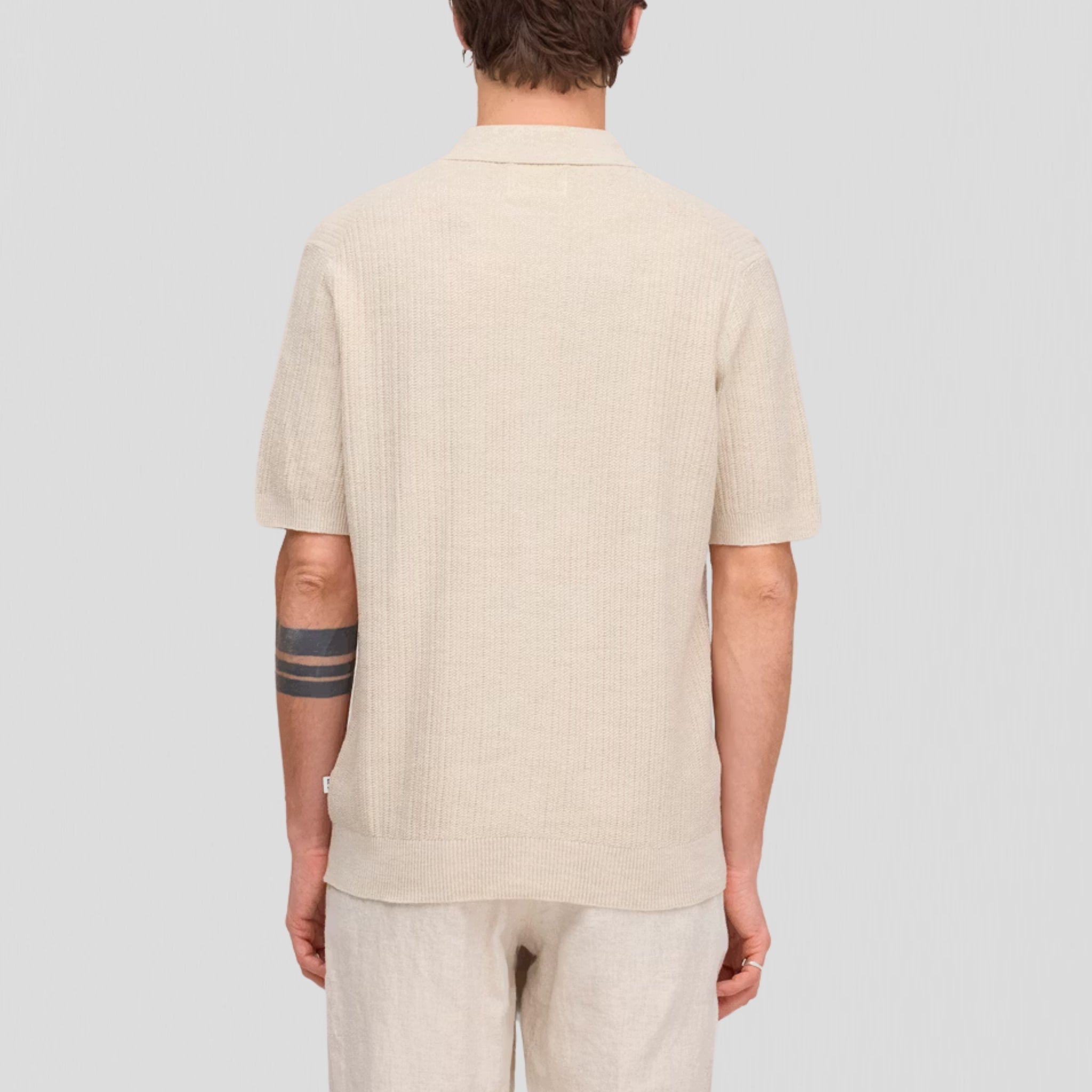 NN07 Nolan Polo 6695 Cardigan Ivory
