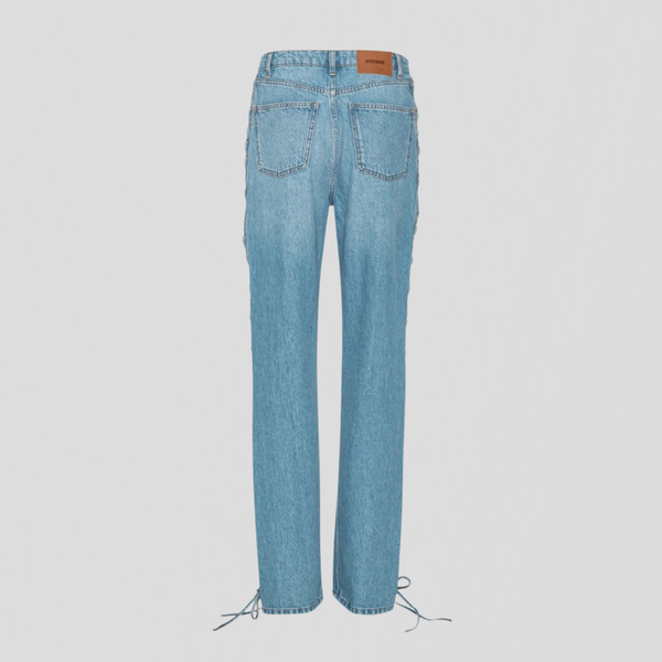 Rotate Twisted Lacing Jeans Blue