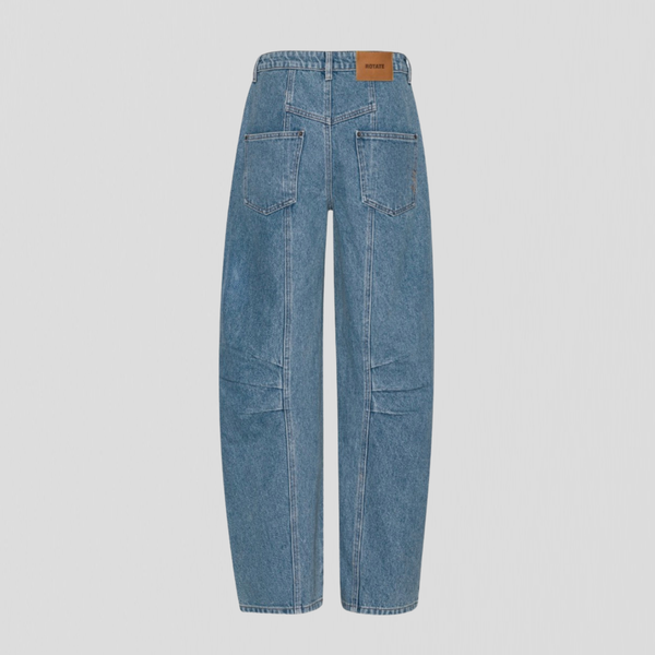 Rotate Denim Cargo Jeans Medium Blue Denim