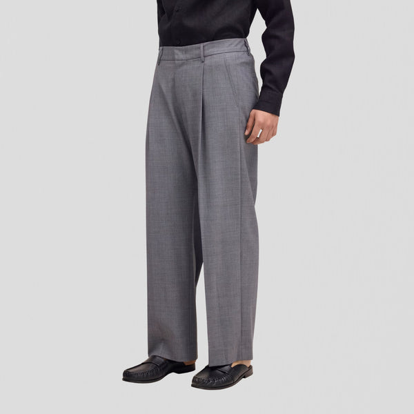 NN07 Kay 10037 Trousers Grey Melange