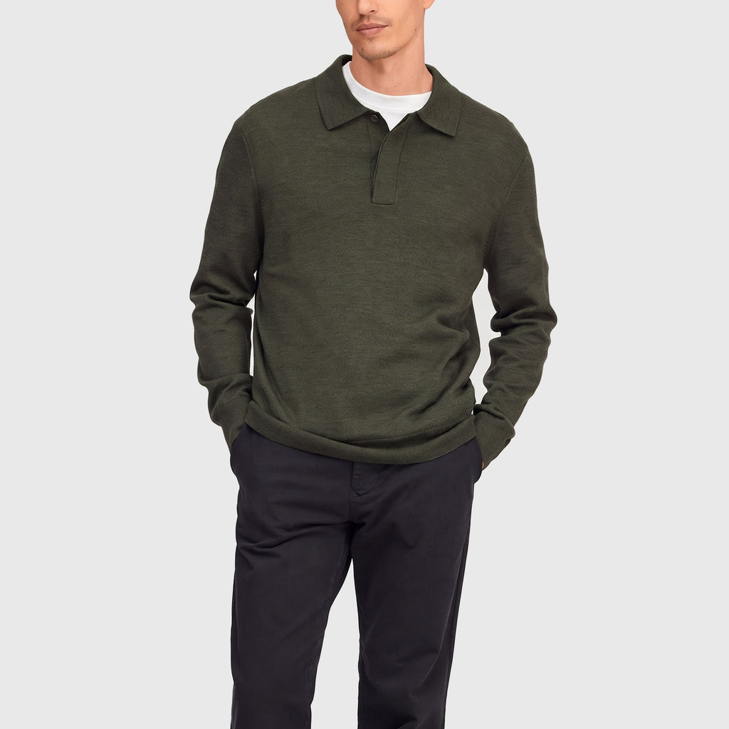 NN07 Emerson Polo 6605 Polo Dark Army