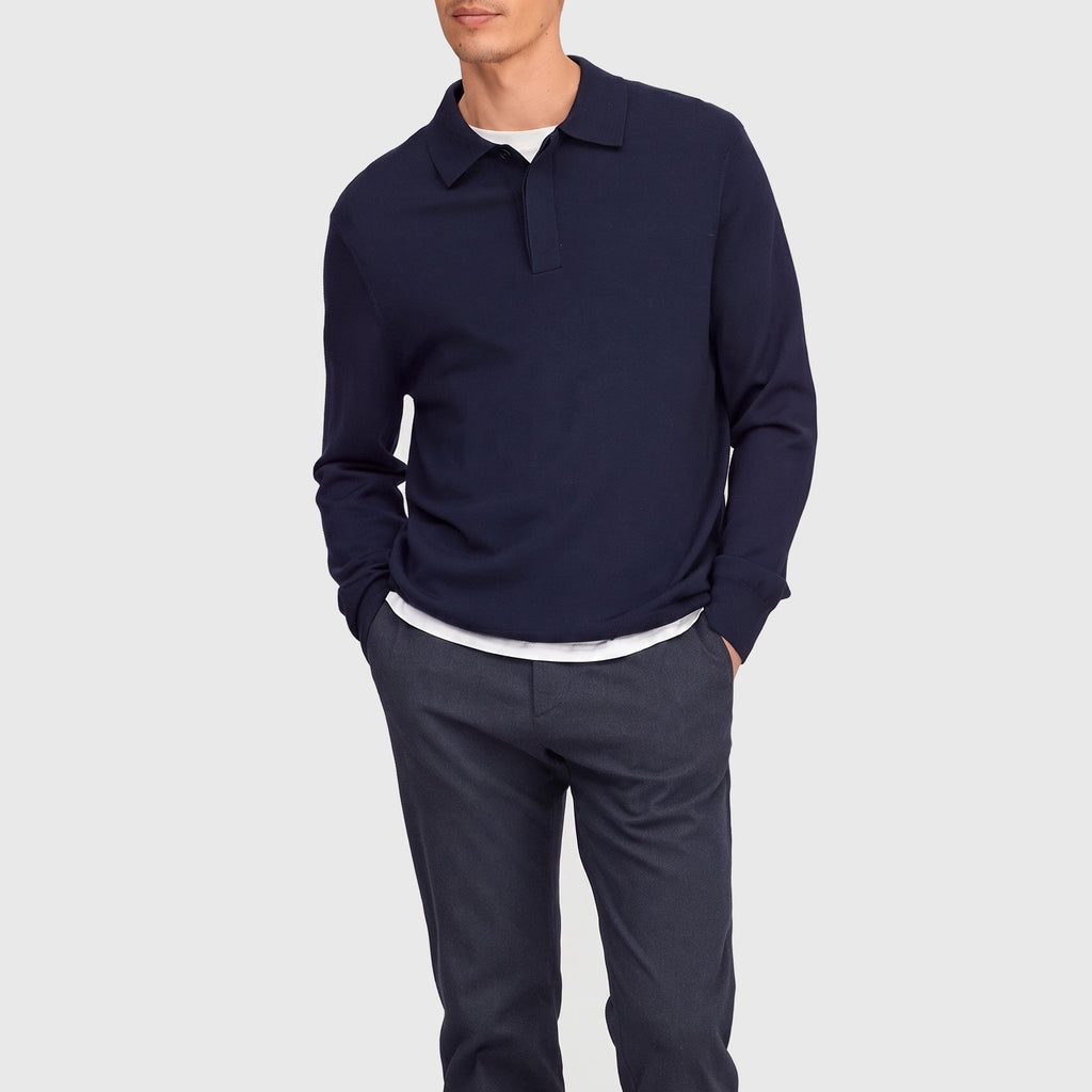 NN07 Emerson 6605 Polo Navy Blue