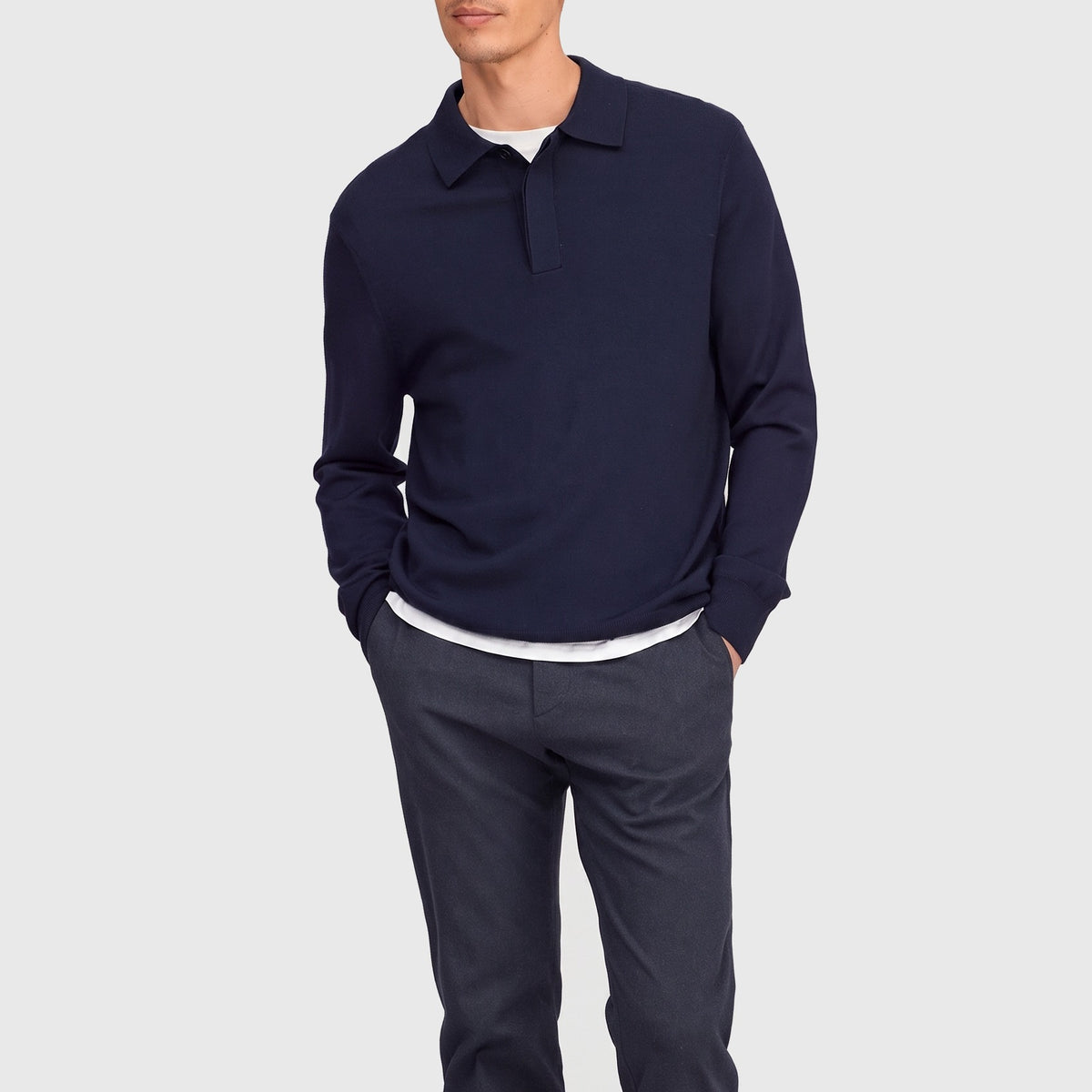 NN07 Emerson 6605 Polo Navy Blue