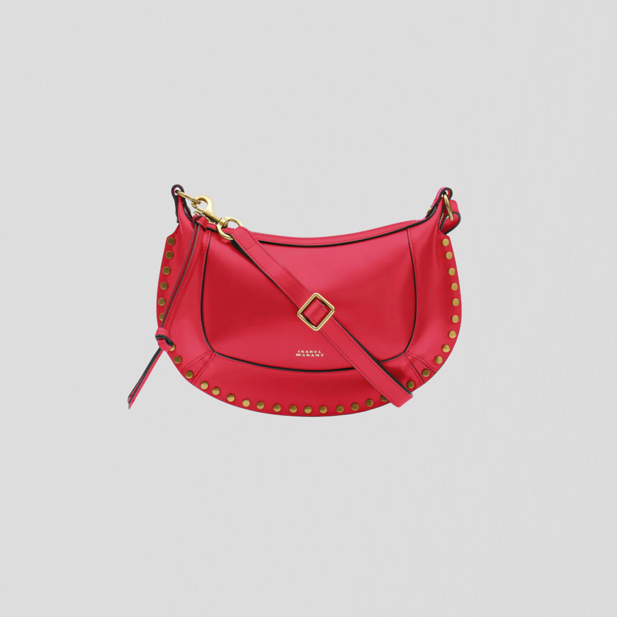 Isabel Marant Oskan Moon Bag Watermelon