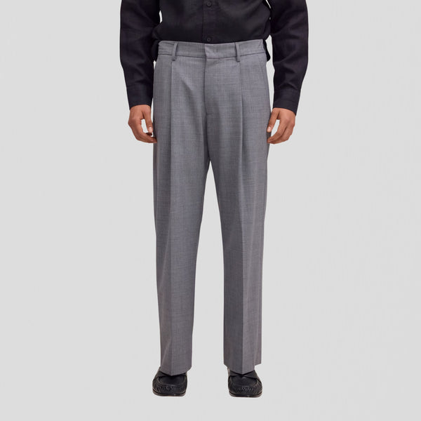 NN07 Kay 10037 Trousers Grey Melange