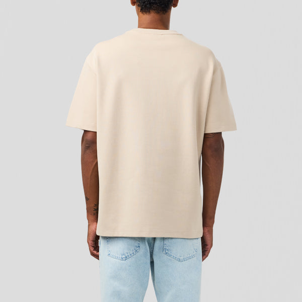 NN07 Nat 3457 Logo T-Shirt Ivory