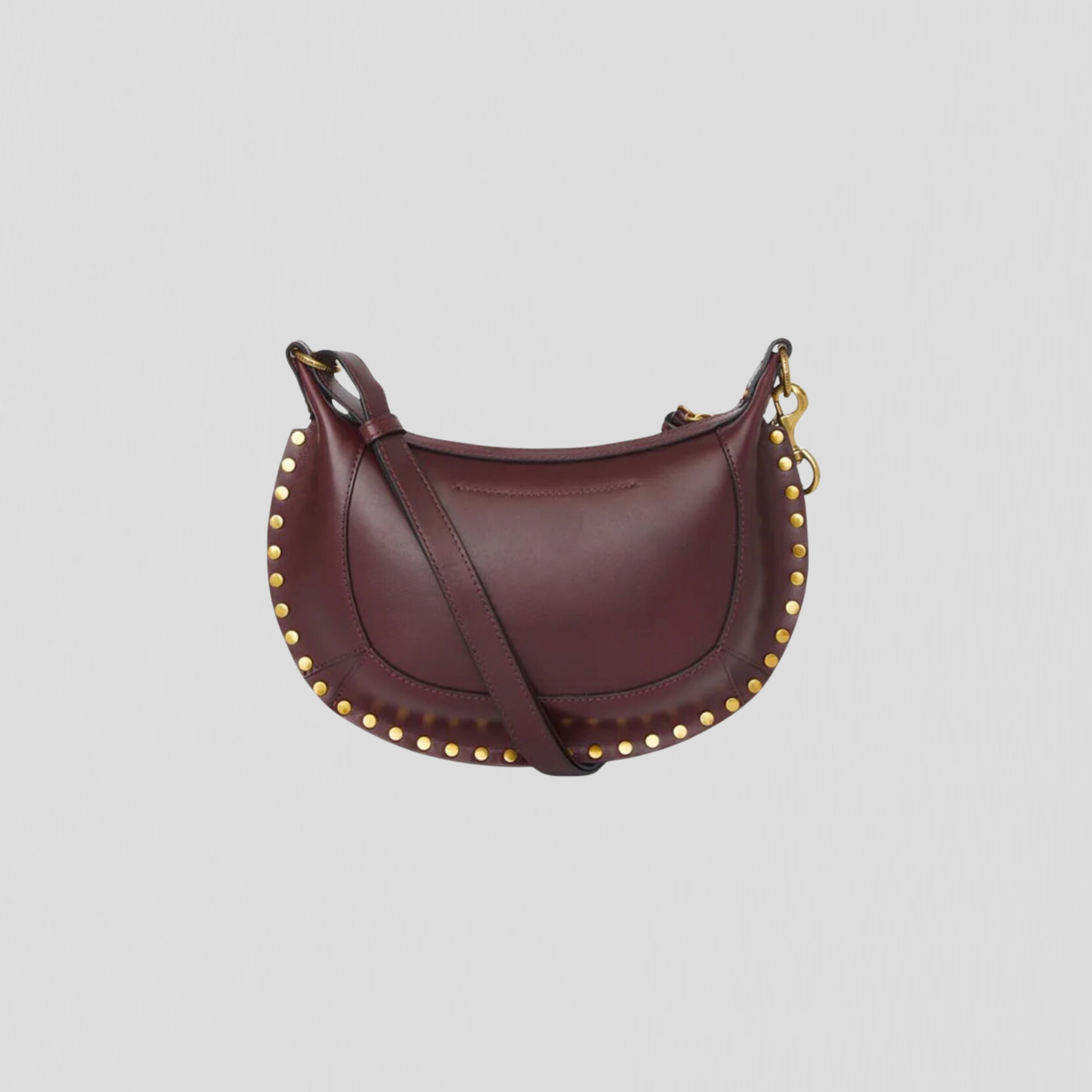 Isabel Marant Oskan Moon Bag Burgundy