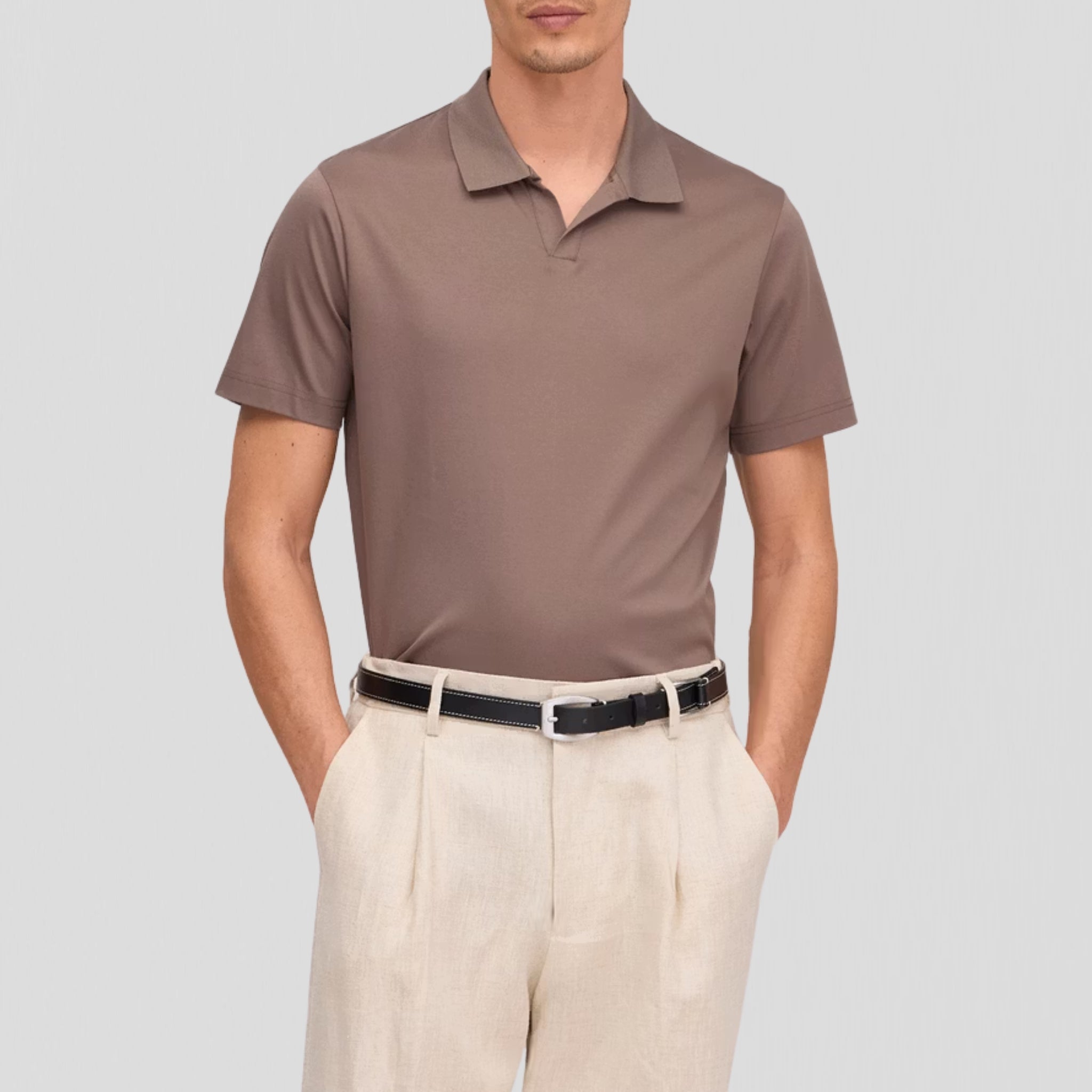 NN07 Paul SS 3525 Poloshirt Clay Mirage