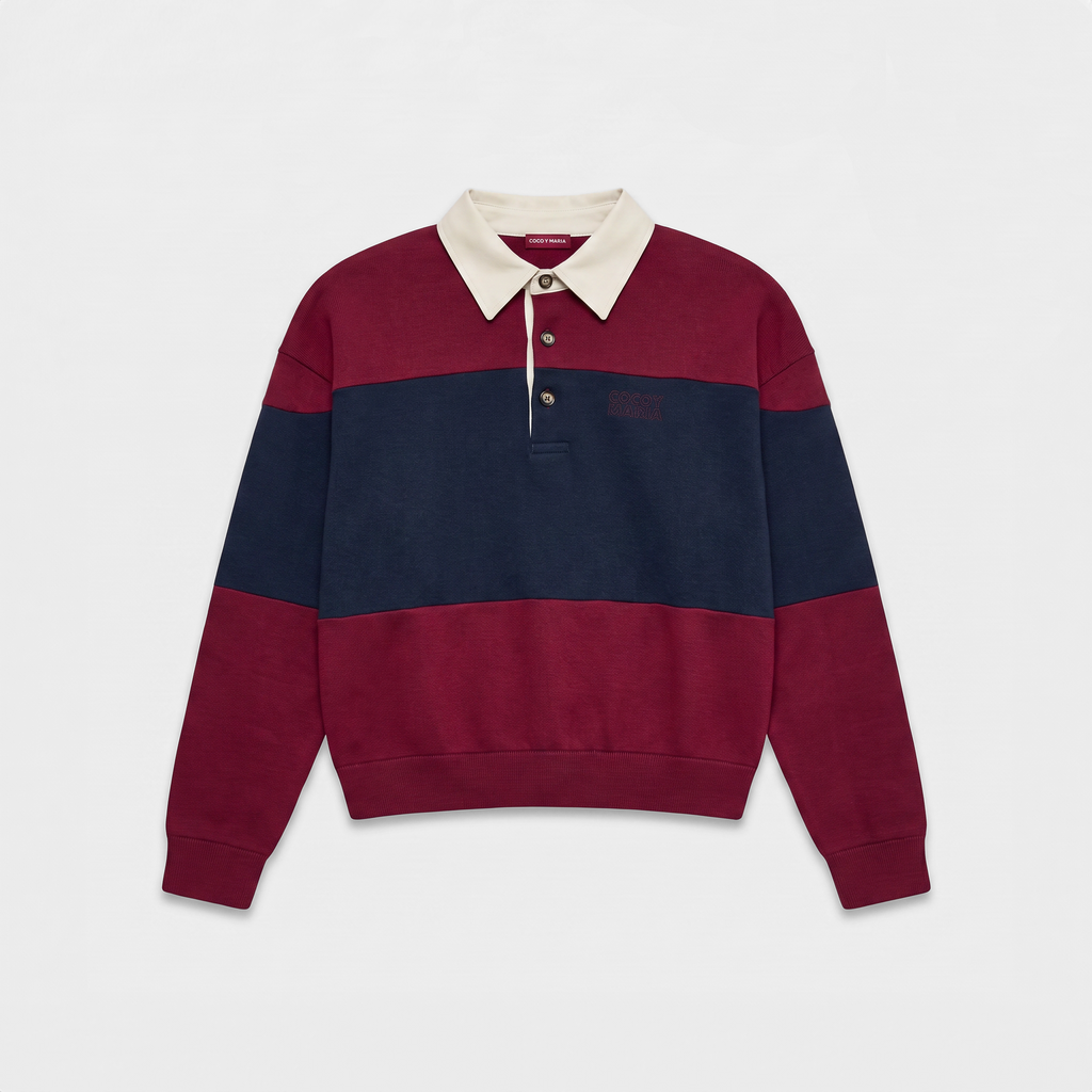 Coco y Maria Coco Polo Navy/ Burgundy