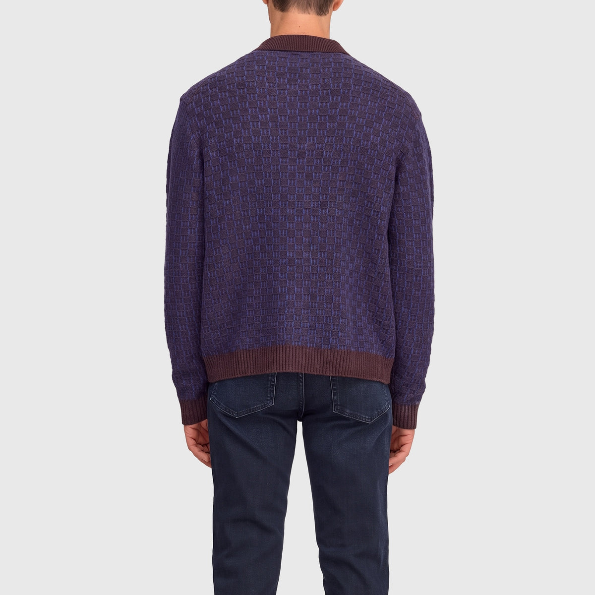 NN07 Thor Polo Cardigan 60004 Polo Deep Truffle