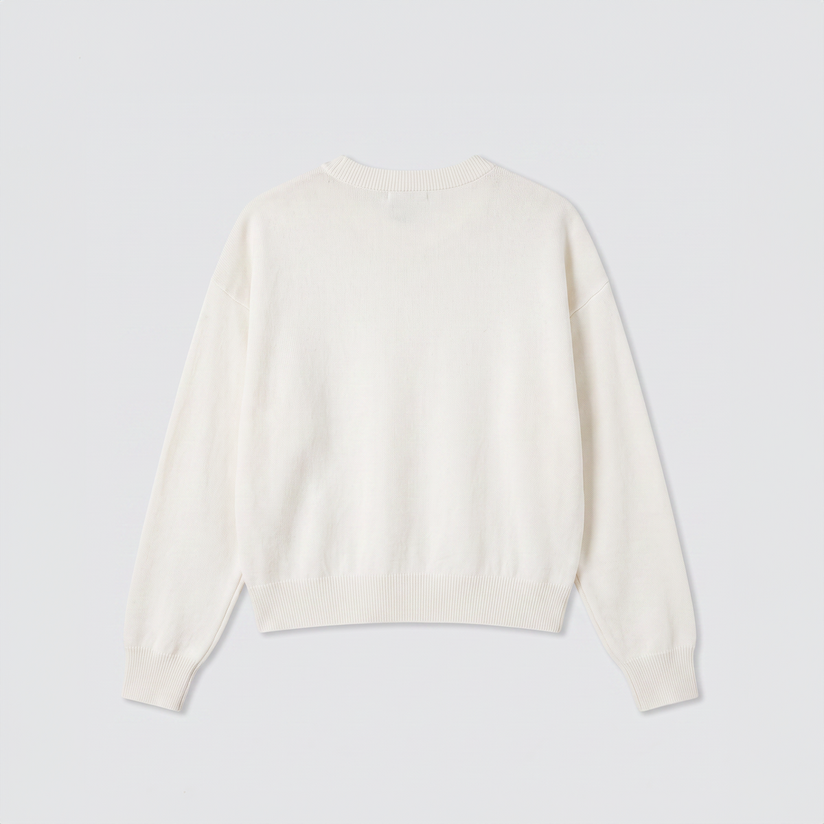 Rotate Oversized Knit Pullover Egret