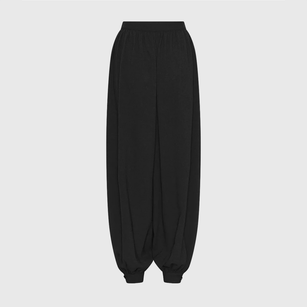 Rotate Balloon Pleated Trousers Black