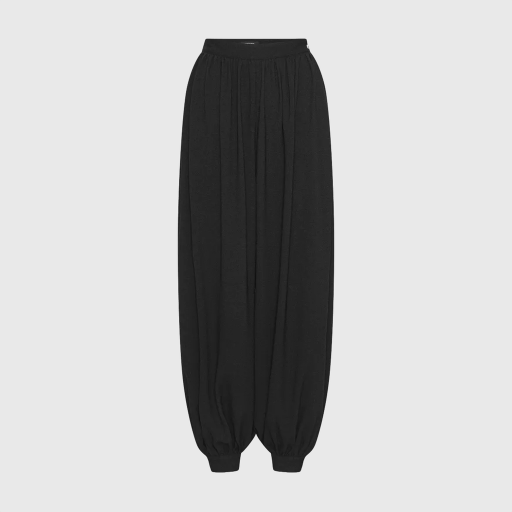 Rotate Balloon Pleated Trousers Black