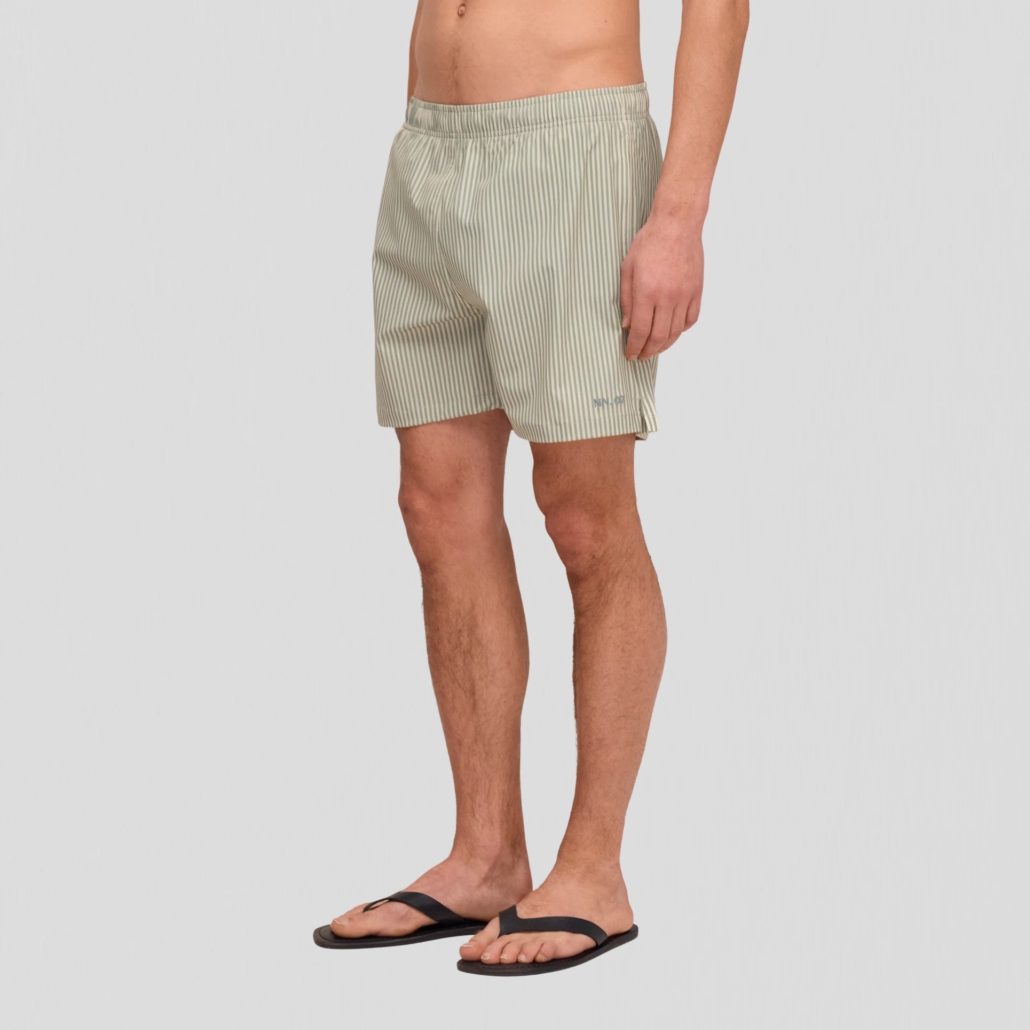 NN07 Holiday 10039 Swim Shorts Green Stripe