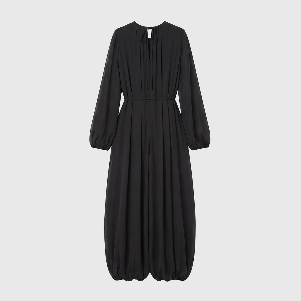 Rotate Balloon Leg Jumpsuit Black